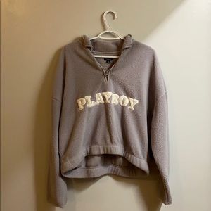 Playboy cropped sweatshirt